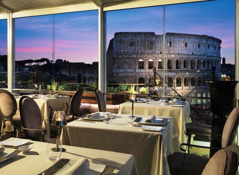 Scopri di più sull'articolo Aroma at Palazzo Manfredi, a table among Colosseum and the stars